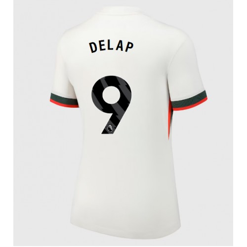 Maglia Calcio Chelsea Liam Delap #9 Seconda Divisa Donna 2025-26 Manica Corta